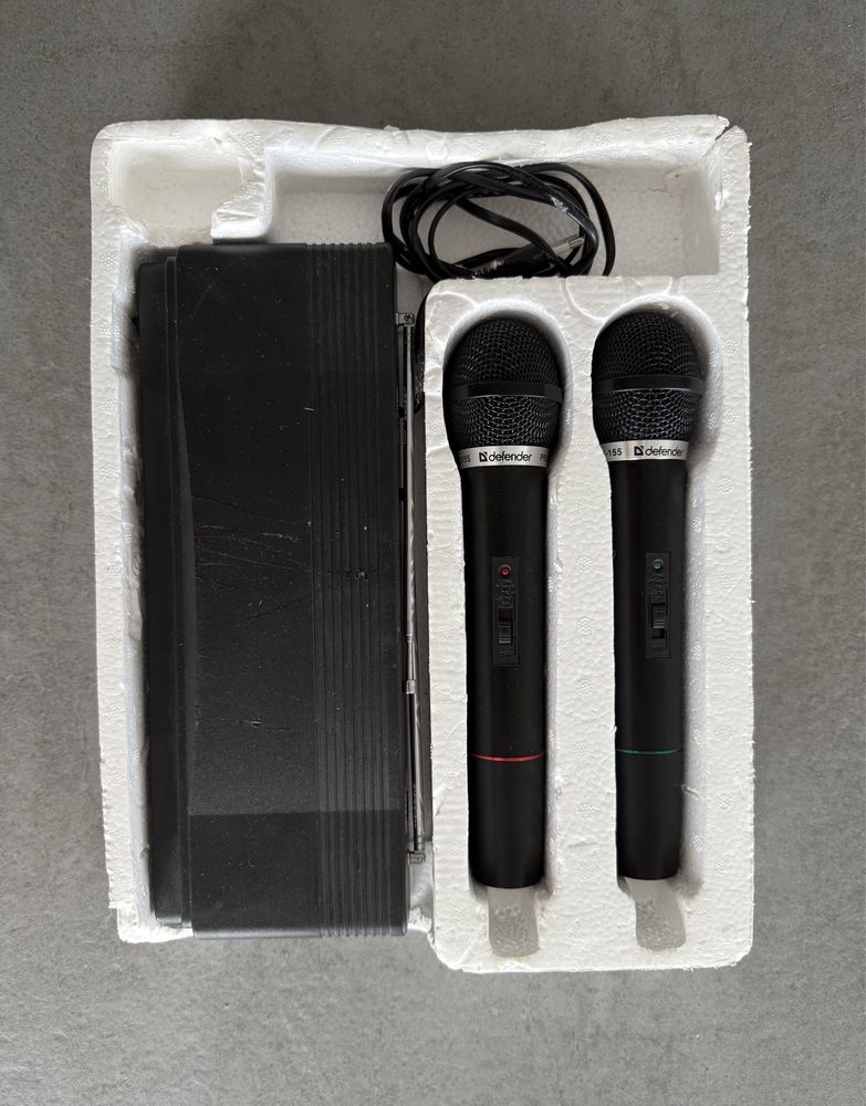 Defender MIC-155 набор из двух беспроводных микрофонов