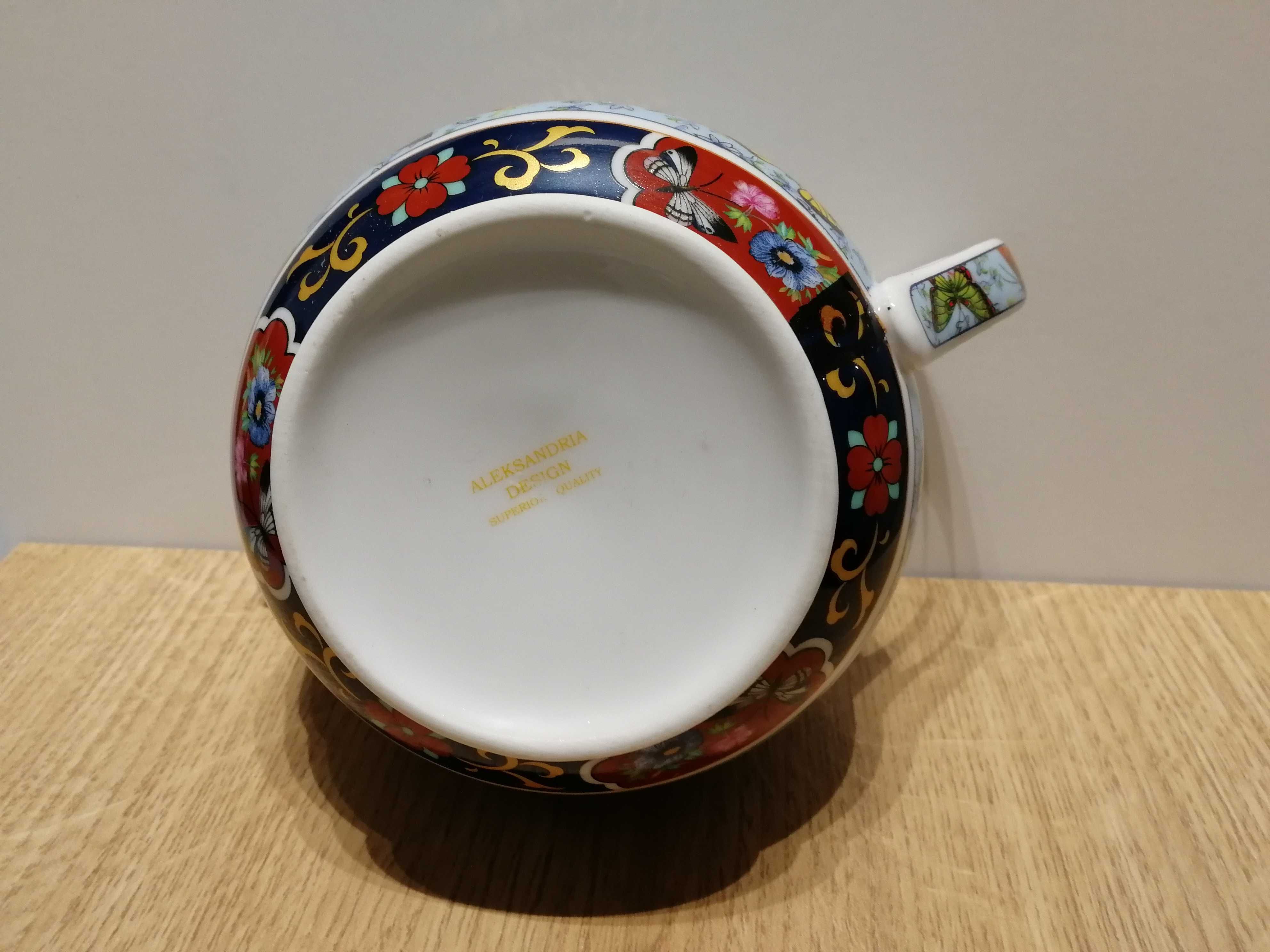 Dzbanek, czajniczek, imbryk, porcelana, Aleksandria design
