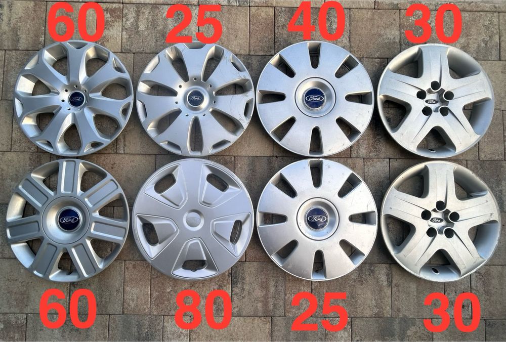 Kołpaki Ford 14,15,16 Fiesta, Focus, Mondeo, Transit