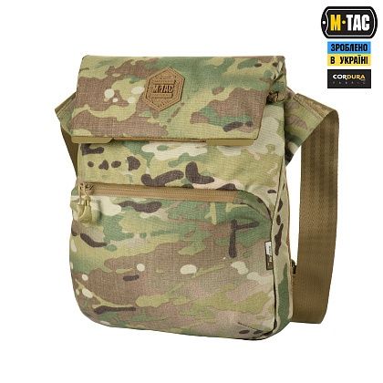 M-Tac сумка Konvert Bag Elite Black Multicam чоловіча тактична барсетк