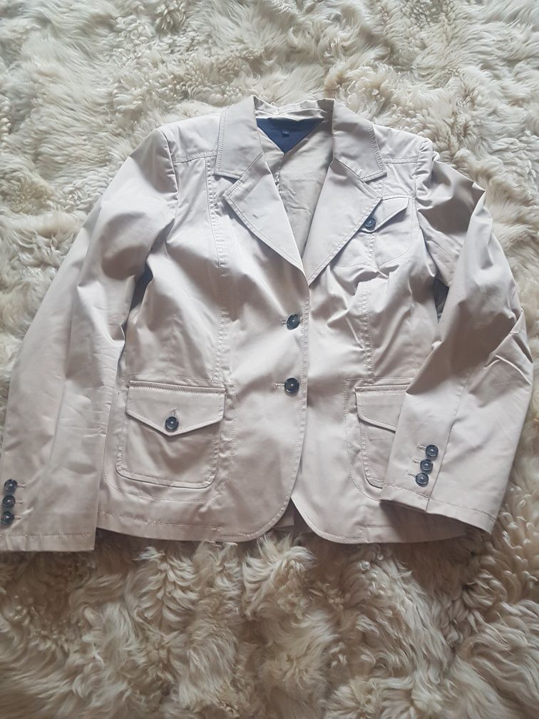 Tommy hilfiger żakiet beżowy roz. 12 (L)