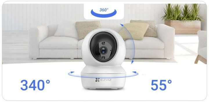 Kamera WiFi EZVIZ CP1 Pro 3MP Niania Audio Tracking Obrót 360° Aplikac