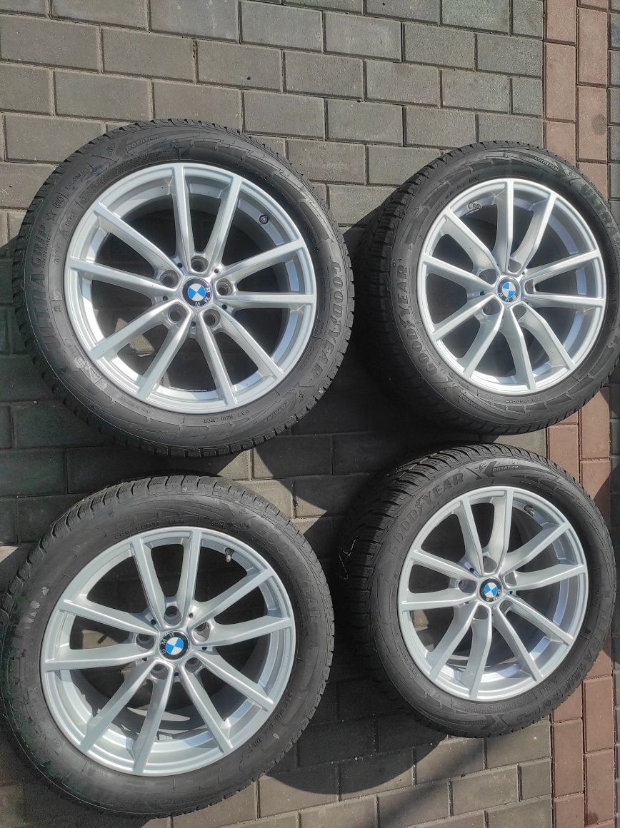 08 Koła Felgi aluminiowe BMW R 17 5x112 GOODYEAR 225/50/17 ZIMA