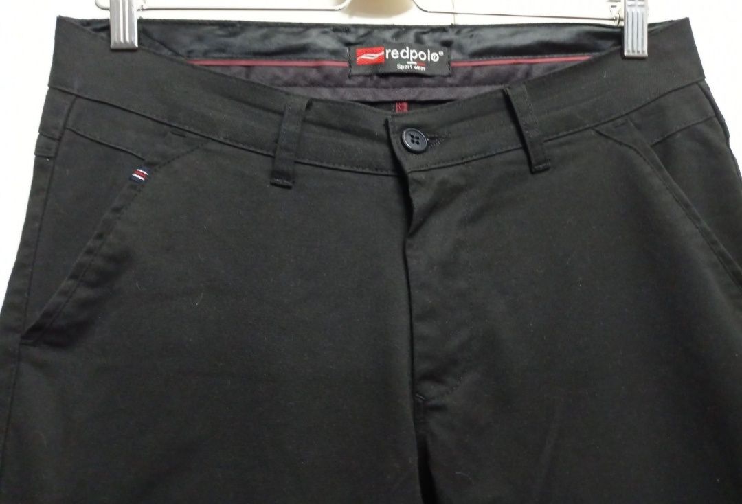 Spodnie Redpolo czarne męskie W32/L34