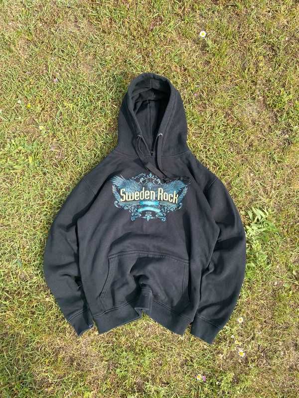 Bluza z kapturem hoodie Sweden Rock Affliction metal rock mech Tour
