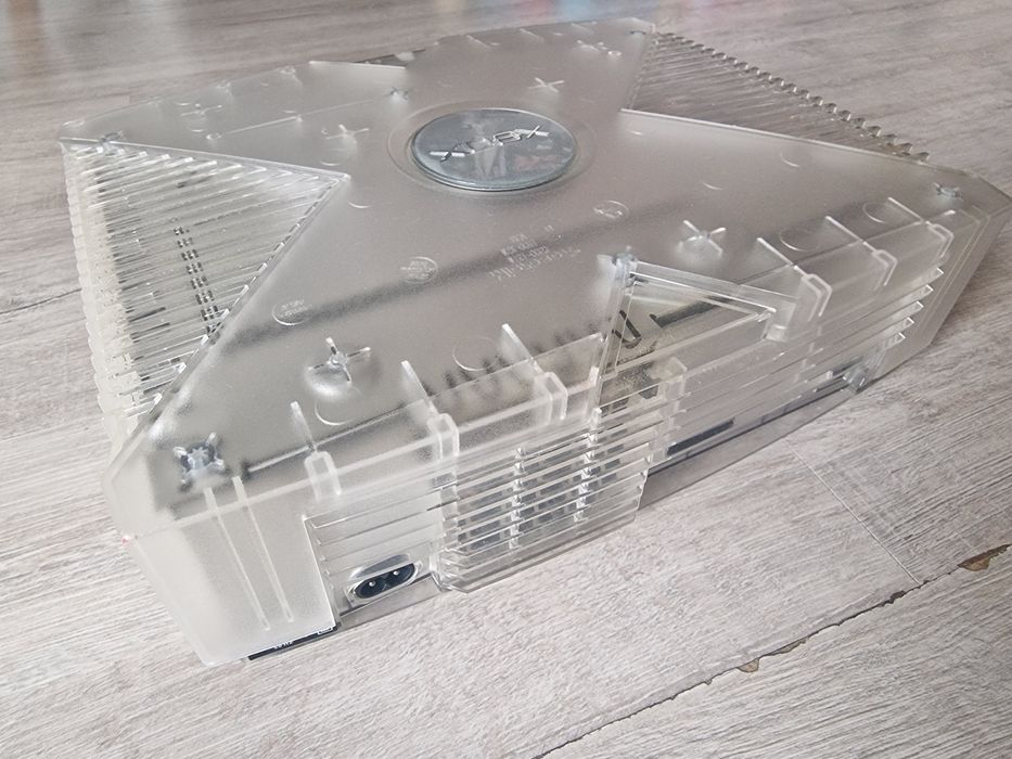 Konsola XBOX Classic Crystal Edition oryginalny stan, pad,