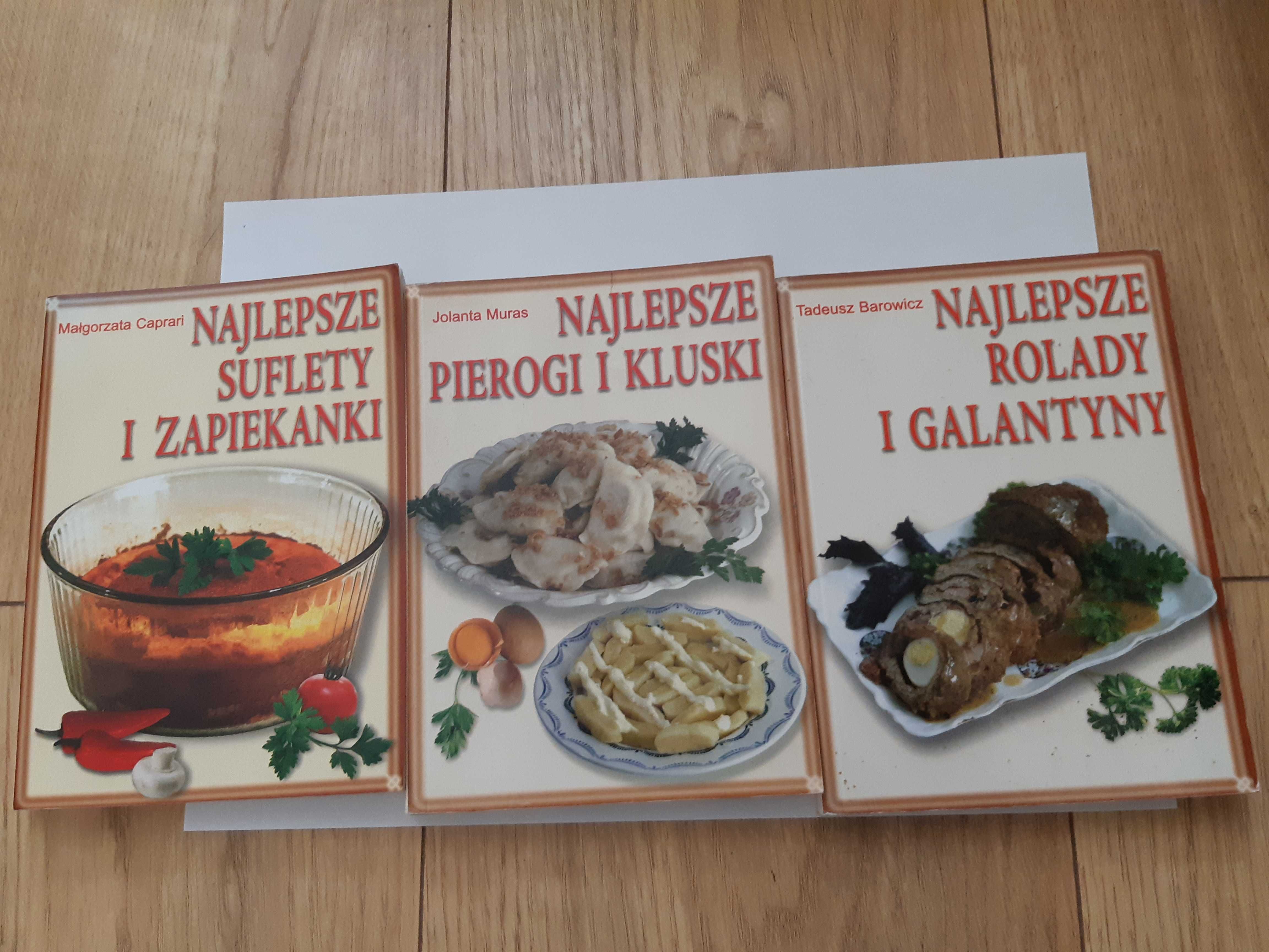 Książka Najlepsze suflety i zapiekani, / pierogi i kluski / rolady