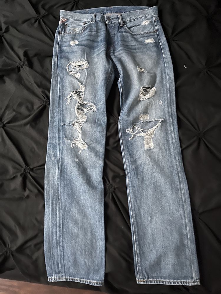 Ralph Lauren spodnie jeansowe dziury