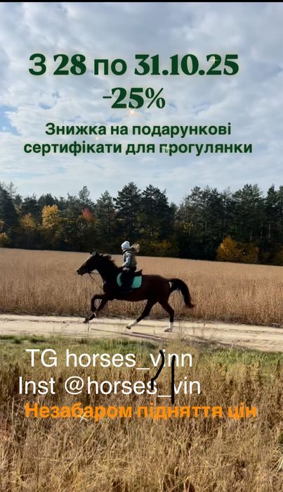 Прогулянка на конях