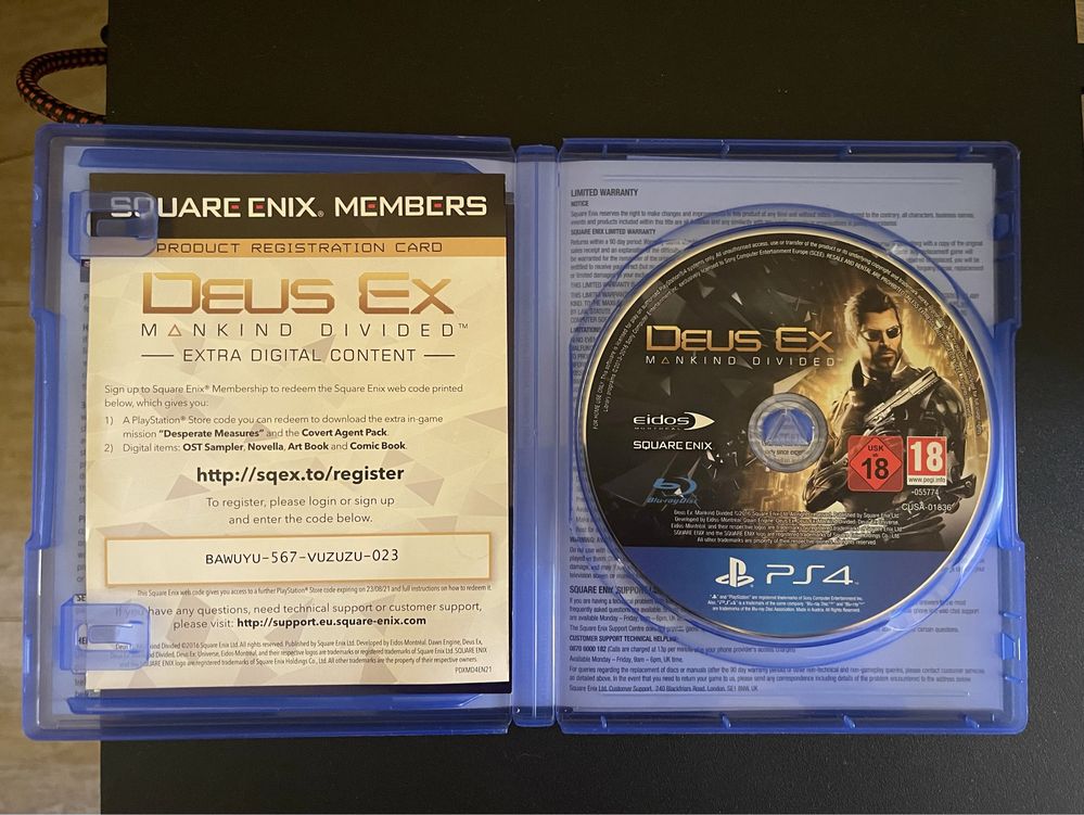 Deus Ex Mankind Divided Ps4