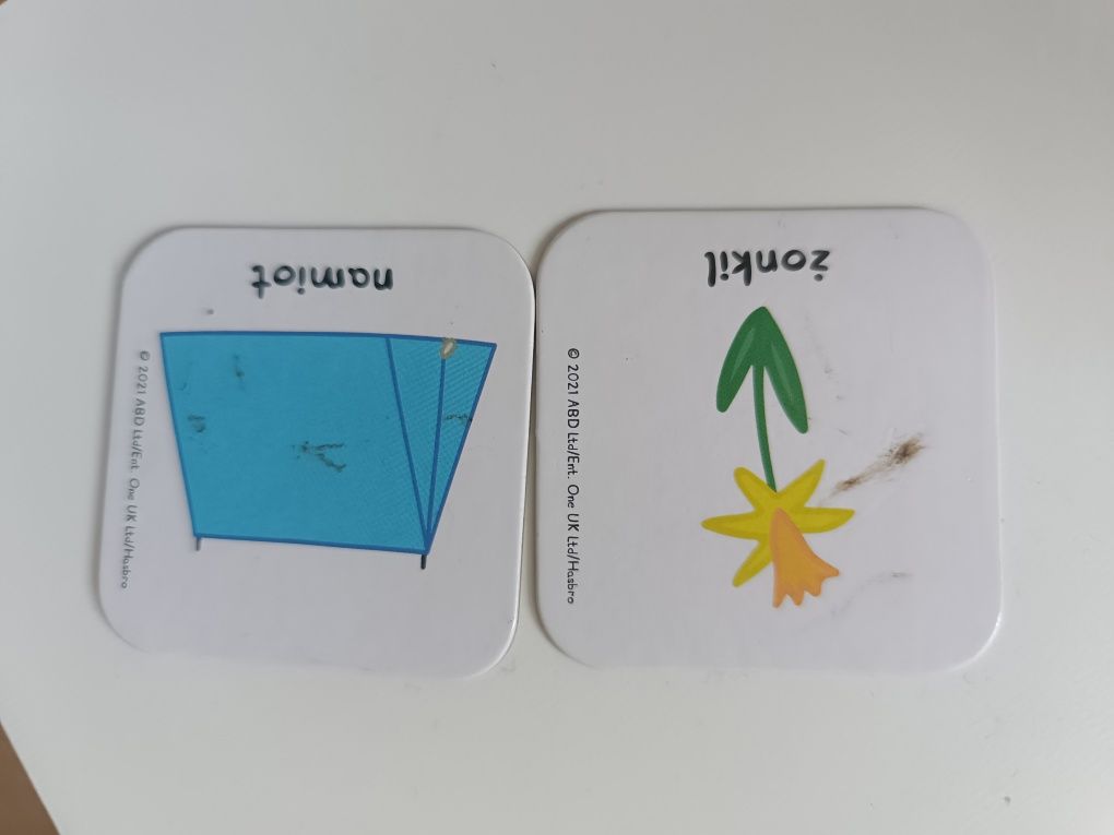 Gra memory, książka, duże klocki. Świnka Peppa