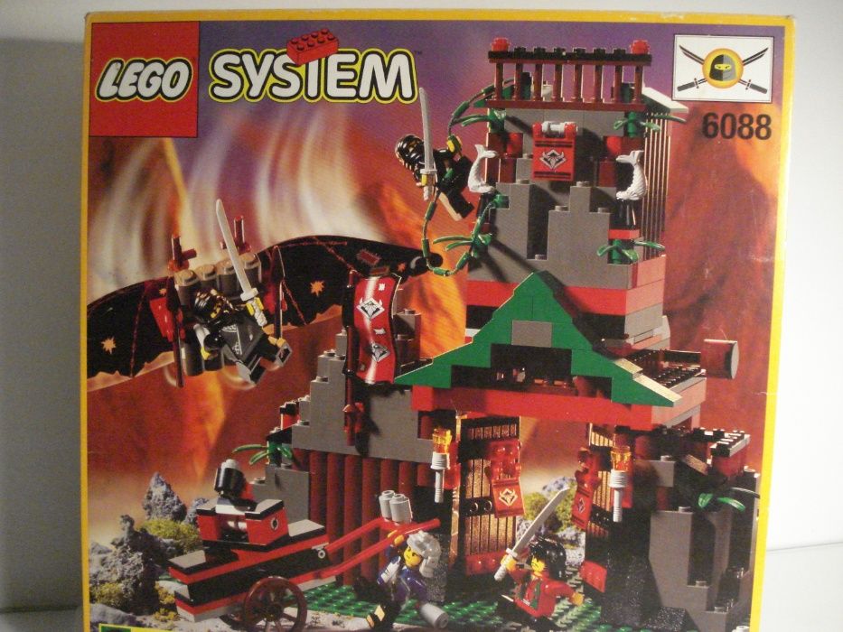 Zamek LEGO 6088 SYSTEM klocki INSTRUKCJA ninja rycerz castle 1998 W-wa