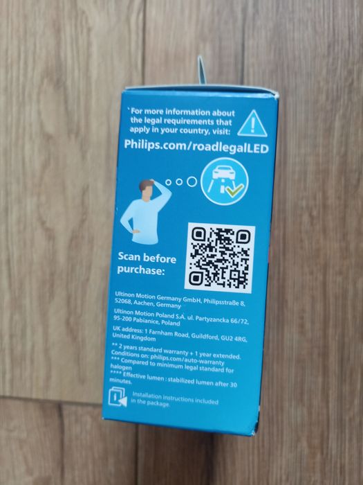 Philips H4 Ultinon Pro6000 HL Standard LED komplet