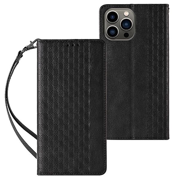 Magnet Strap Case etui do iPhone 12 Pro Max pokrowiec portfel + mini s