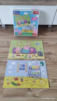 Puzzle Trefl Świnka Peppa 2x50