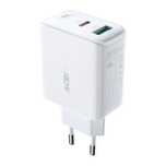Acefast ładowarka sieciowa USB Typ C / USB 32W, PPS, PD, QC 3.0, AFC,