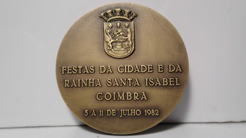 Medalha em Bronze festas da cidade de Coimbra e da Rainha Santa Isabel