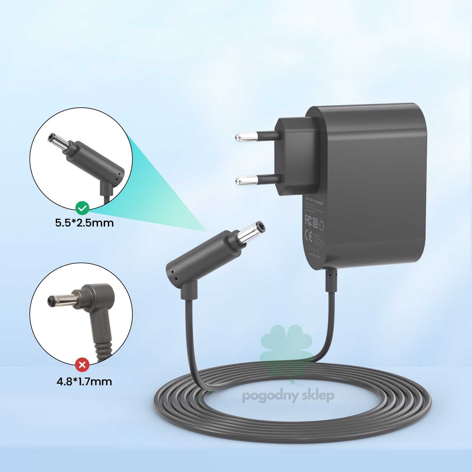 Ładowarka adapter do ładowania odkurzacza akumulatora DYSON V6 V7 V8