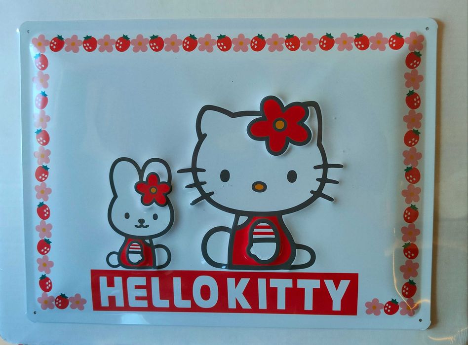 Hello Kitty - Placa em Metal  (8 desenhos - 10€ cada se quiser todas)