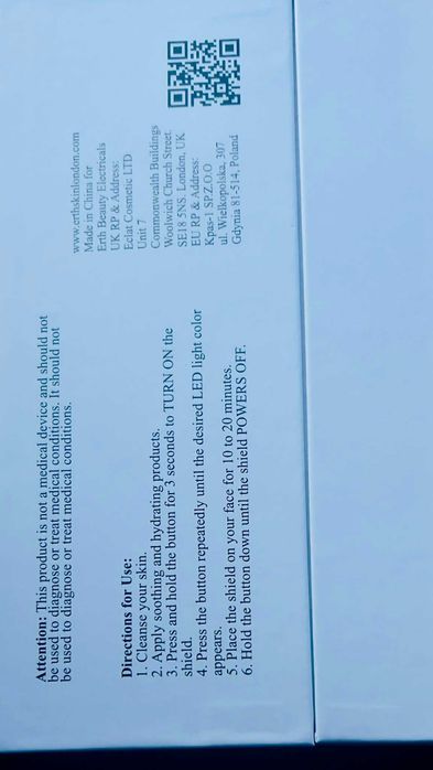 Maska do terapi światłem LED