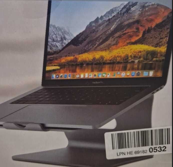 Підставка Bestand Aluminum Cooling Computer Laptop Stand Gray