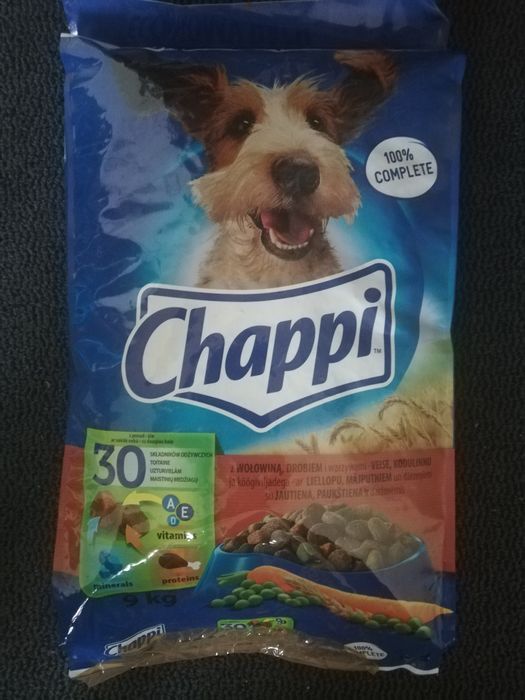 Karma dla psa sucha chappi 9 kg