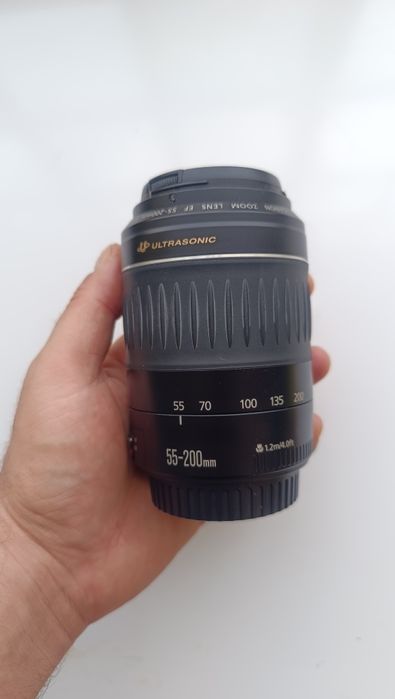 Lente Canon EF 55-200 Ultrasonic sem fungos ou riscos impecável