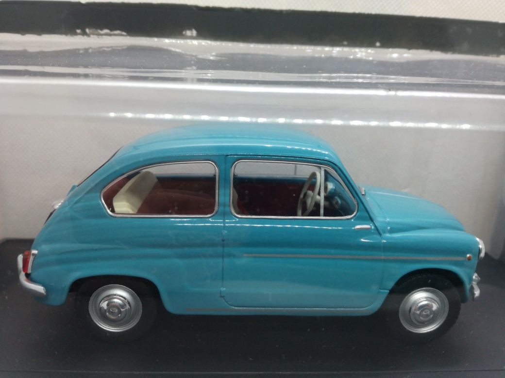 N. 122 Miniaturas 1/24 R4 e Fiat 600 novos