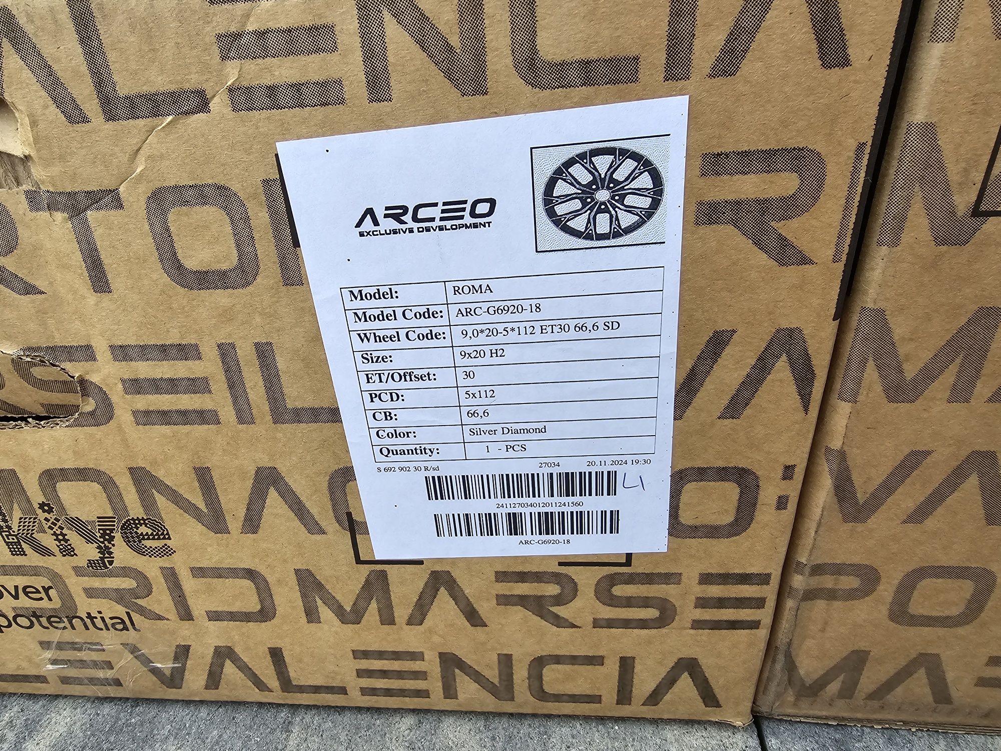ARCEO 20" 5x112 ET30 Audi A5 A7 A6 C8 C7 A4 B9 B8 Q5 A8 VW Skoda FV !
