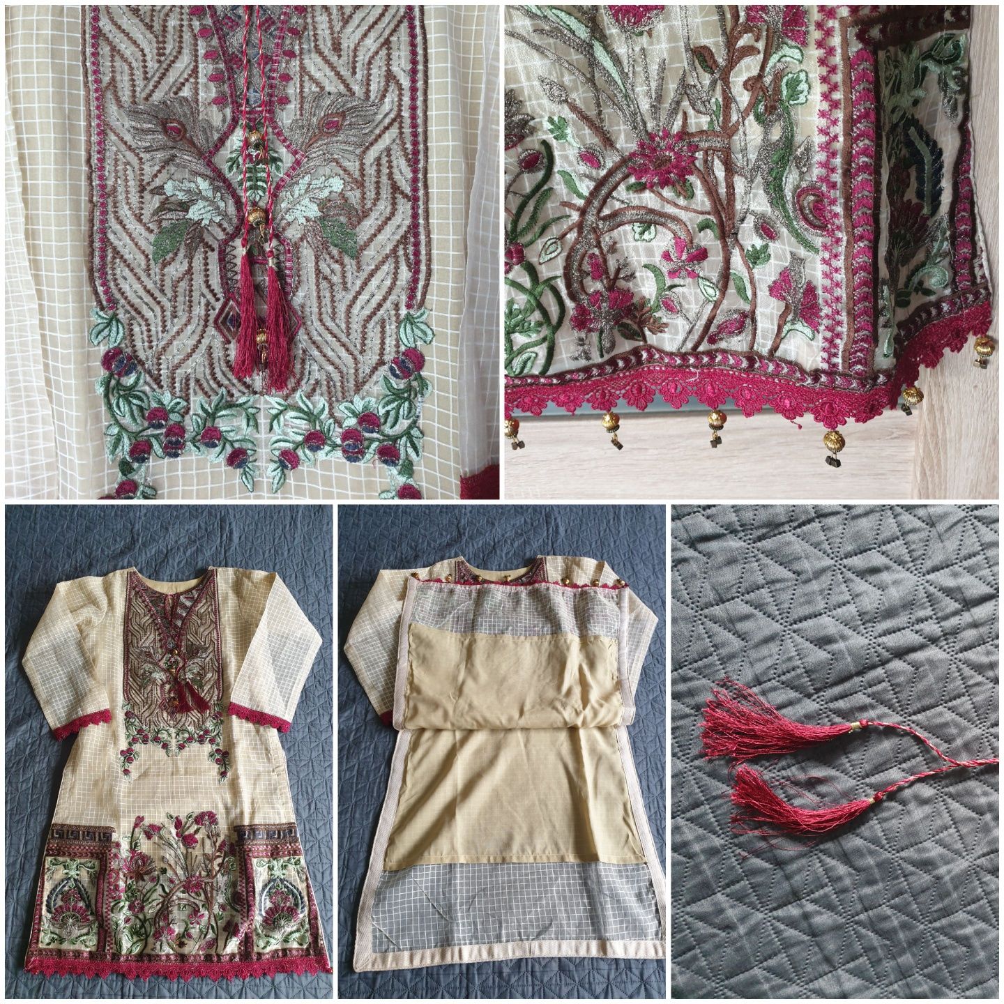 Kamiz, tunika/sukienka, Sari, Bollywoodu, Indie, Orient, S/M