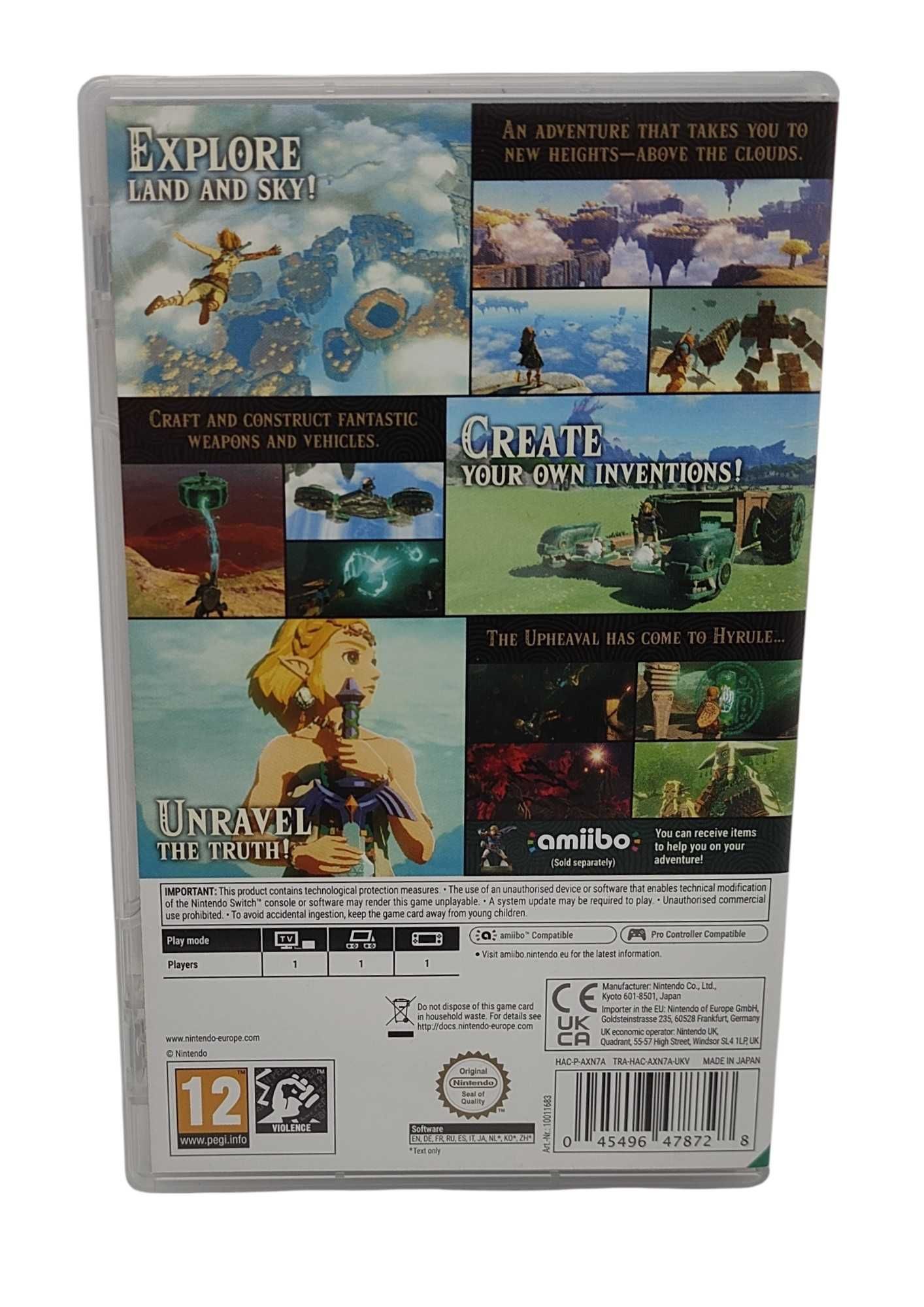 Gra na Nintendo Switch The Legend Of Zelda Tears Kingdom