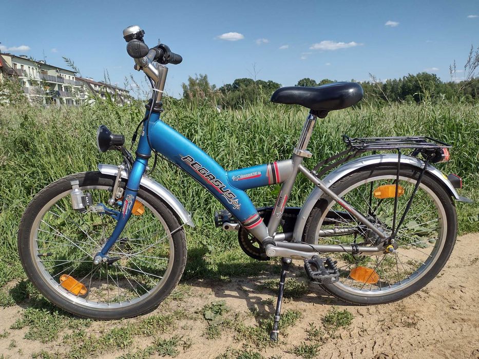 Rower dziecięcy Pegasus/20 cali/3 biegi w piaście/nowe opony i dętki