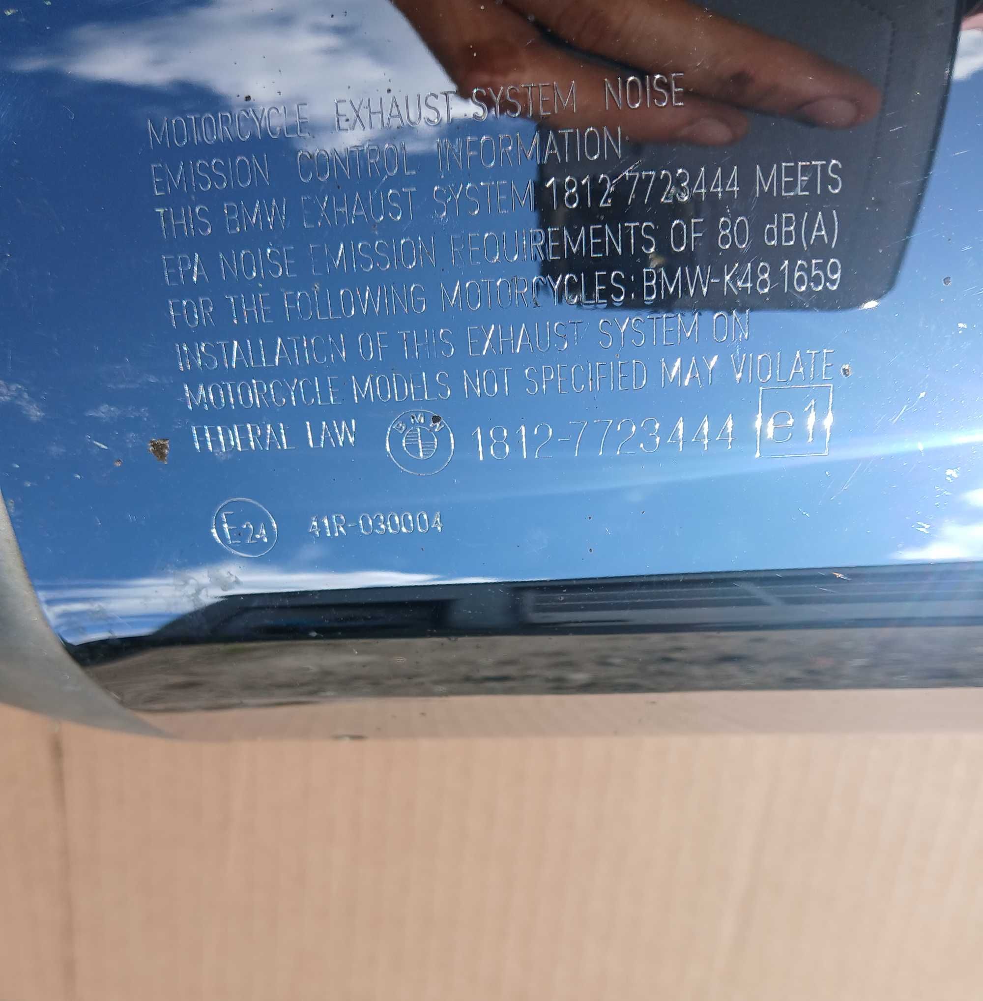 BMW K 1600 GT K-48 tłumik wydech lewy CAŁY ŁADNY