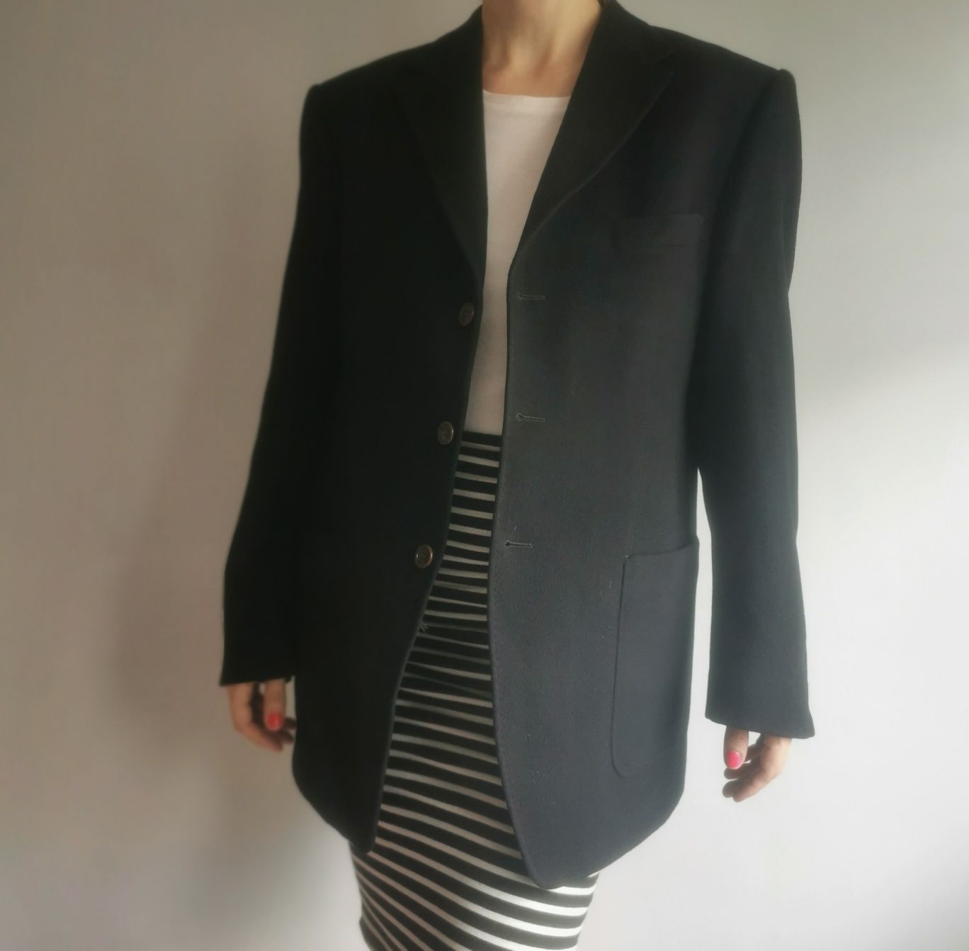 Marynarka Mark & Spencer wełna kaszmir unisex żakiet