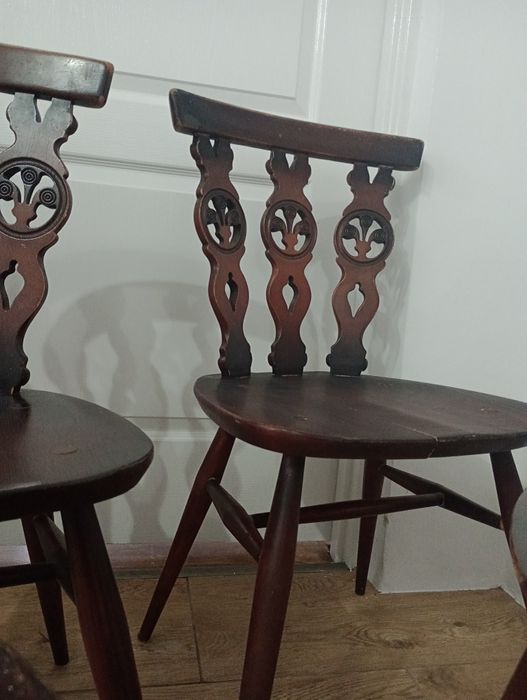 Ercol krzesła angielskie vintage antyk