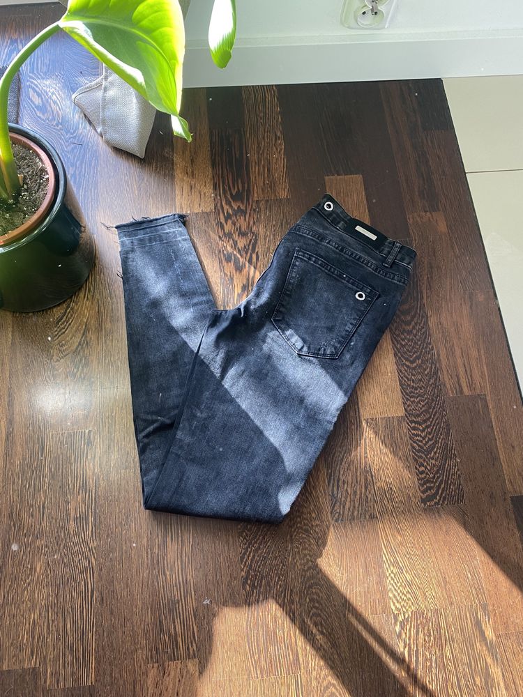 Spodnie Diverse 36 czarno-szary jeans