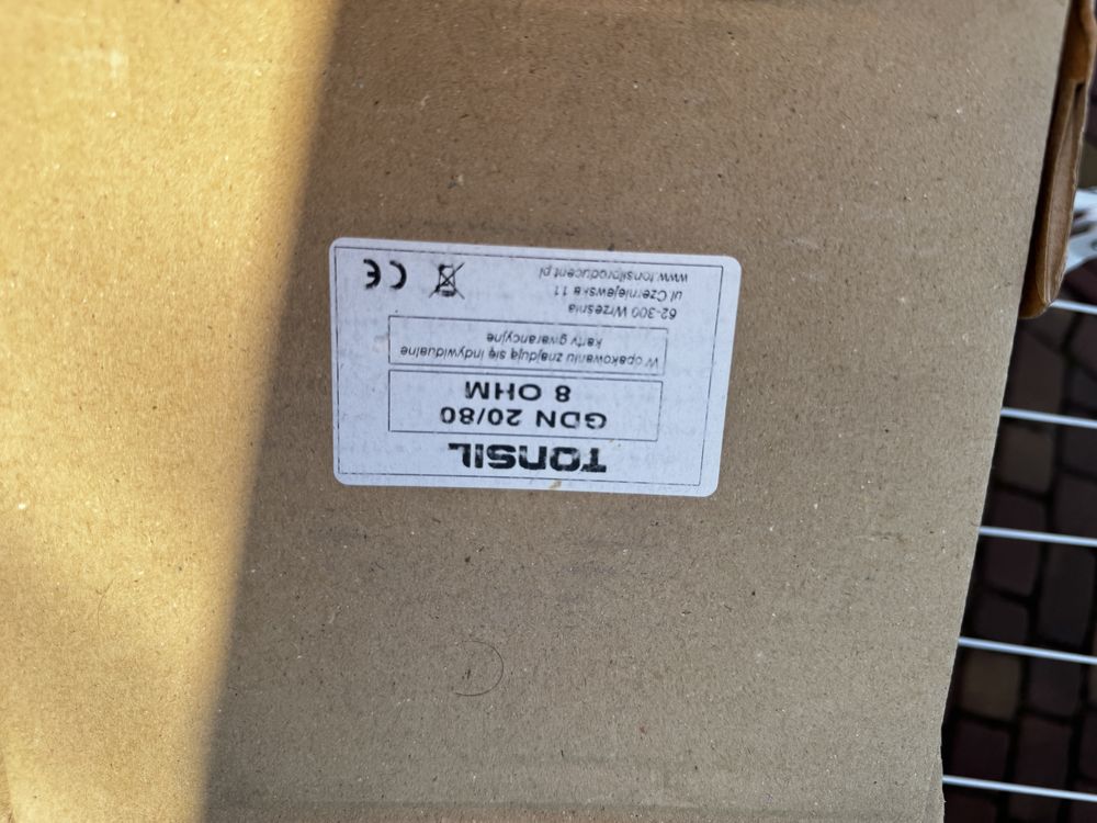 Głośniki TONSIL GON 20/80 8 OHM