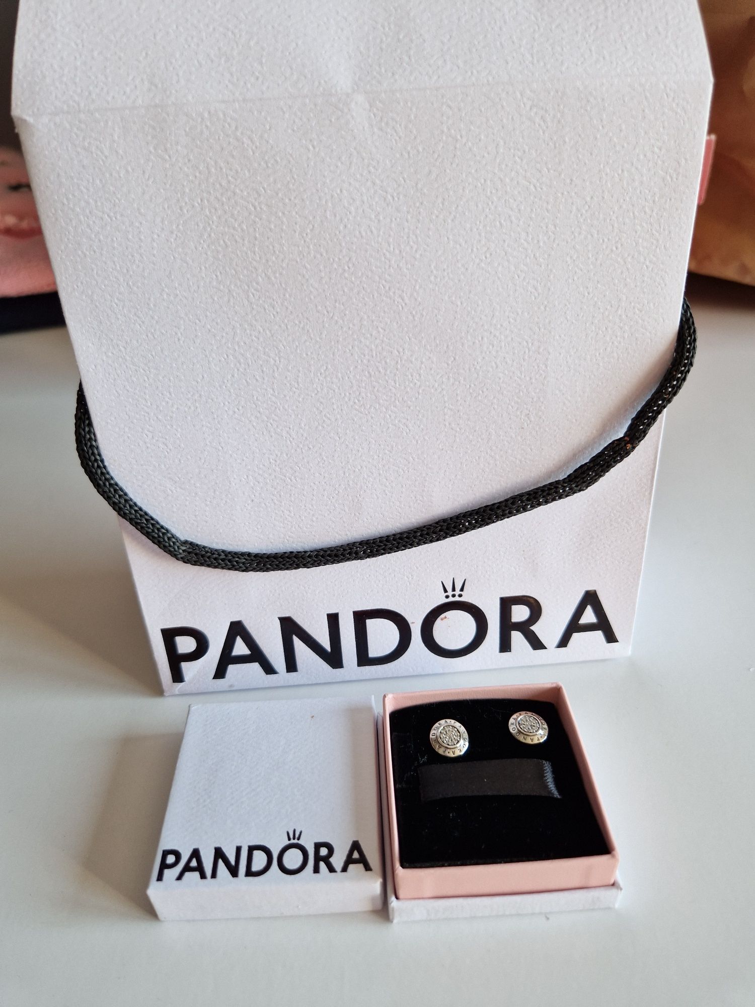 Nowe kolczyki srebrne Pandora