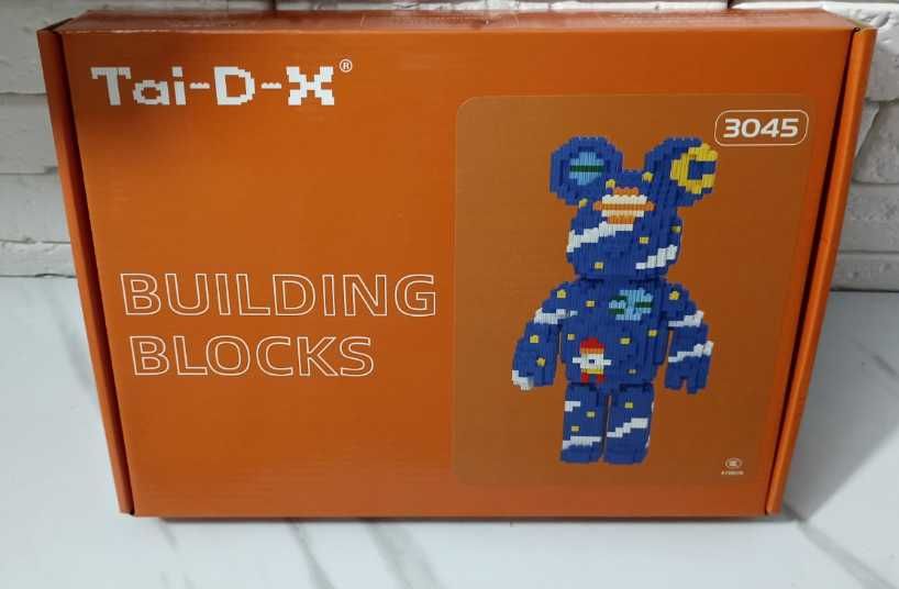 Magic Blocks ведмедик 3Д Конструктор 29-16 Bearbrick Медведь 3D мишка