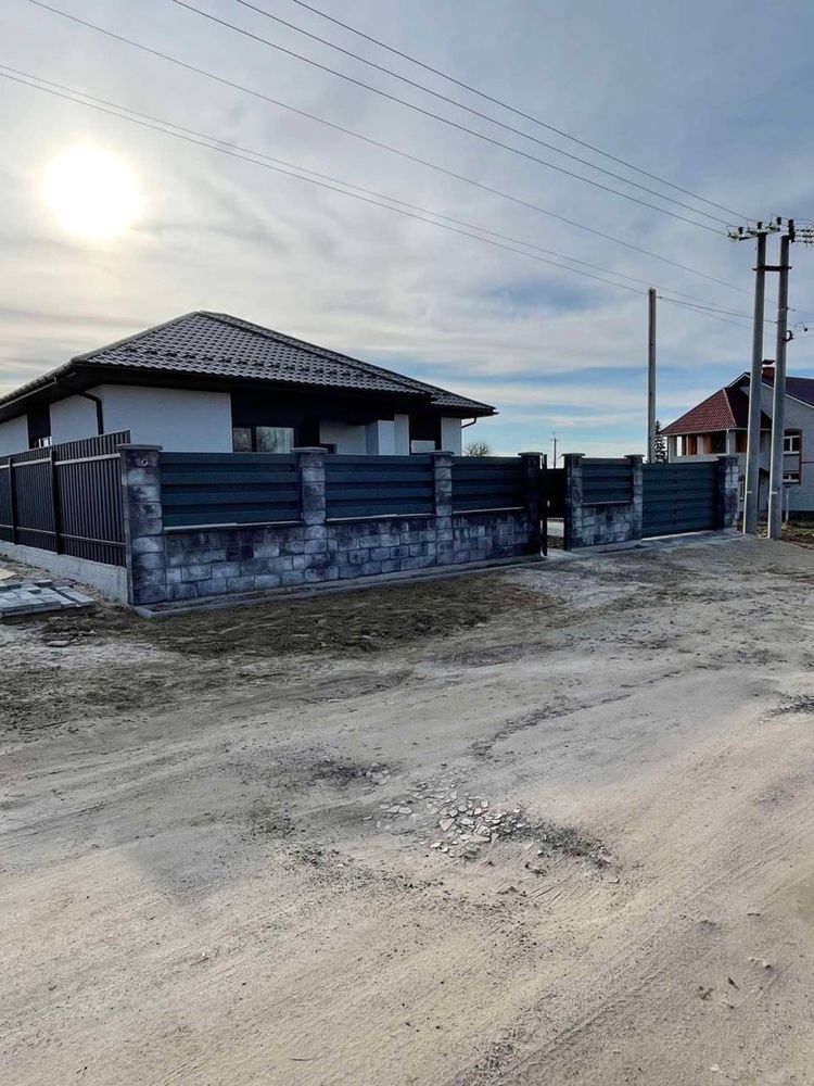 Новий якісний одноповерховий будинок в Білогородці. Ділянка 5 соток