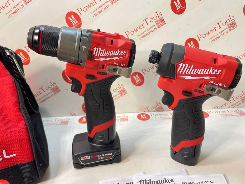 Комплект Milwaukee 3453-20/3404-20/безщітковий імпакт/шуруповерт 12в