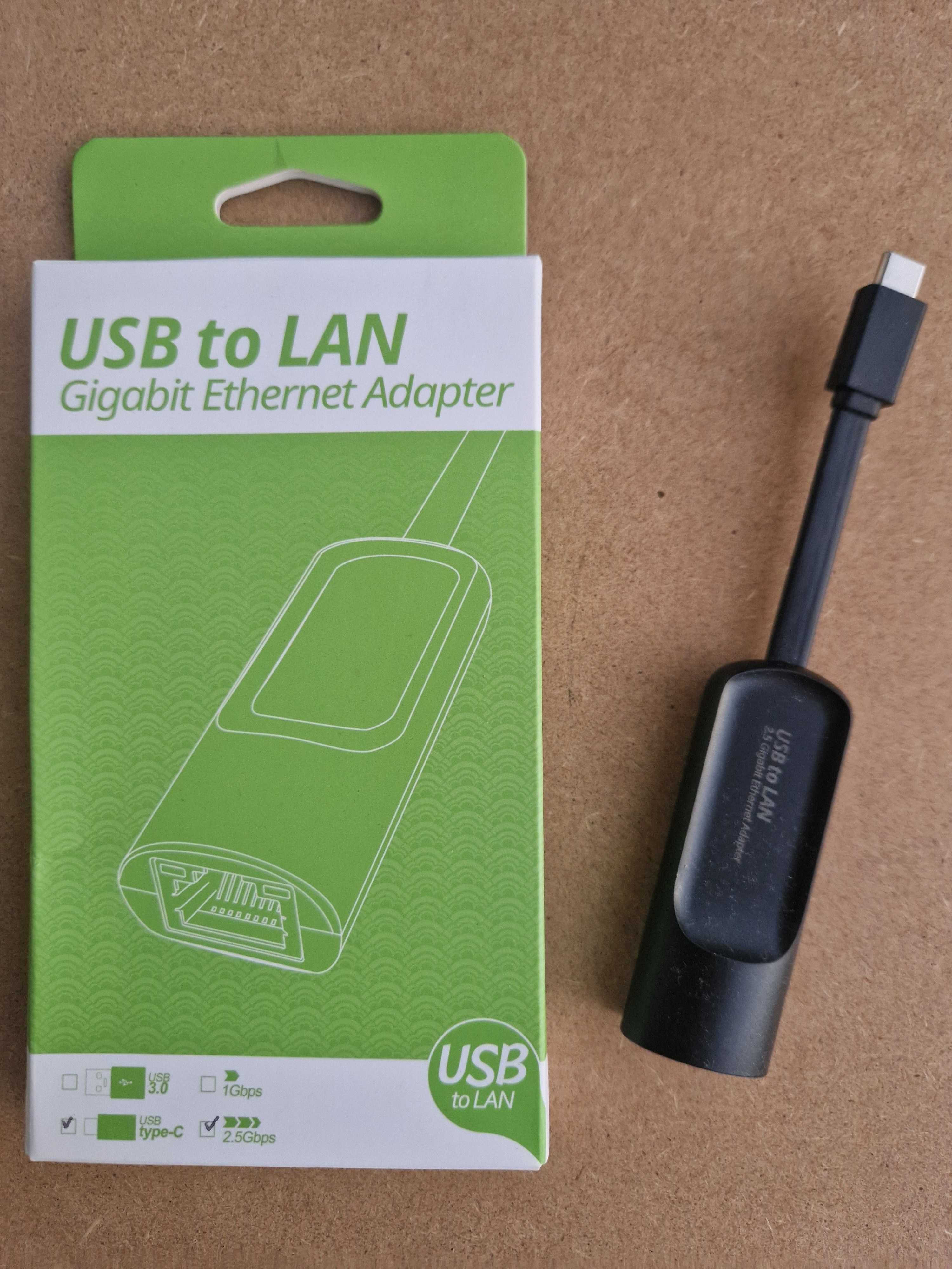Adaptador USB to LAN 2.5Ghz