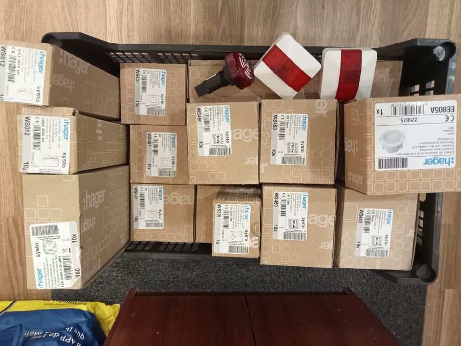 Interuptores e tomadas