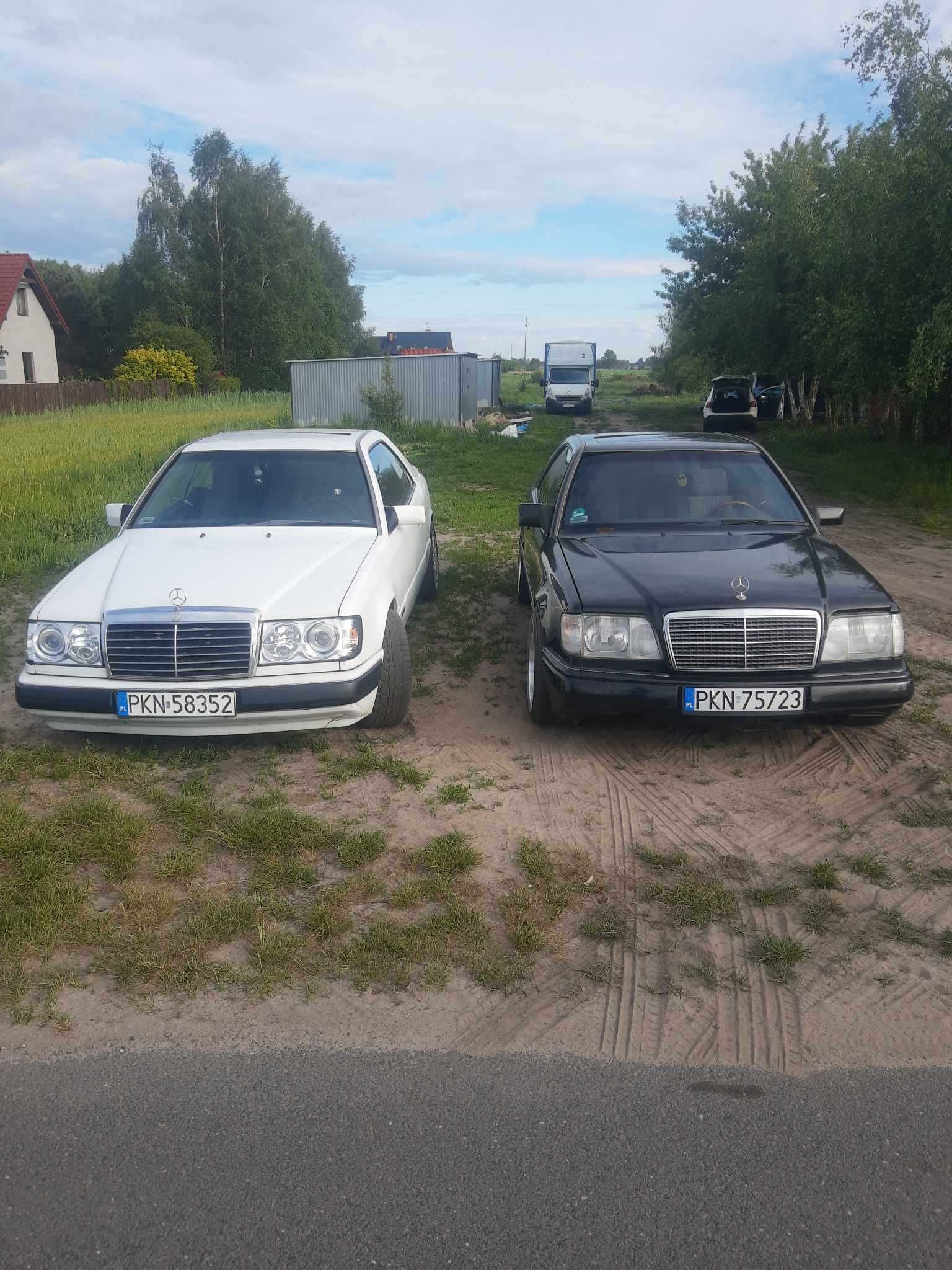 Mercedes W124 coupe 2 sztuki + silnik 4,2