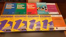 Livros de exames de Biologia e Geologia; Físico-química e Matemática A