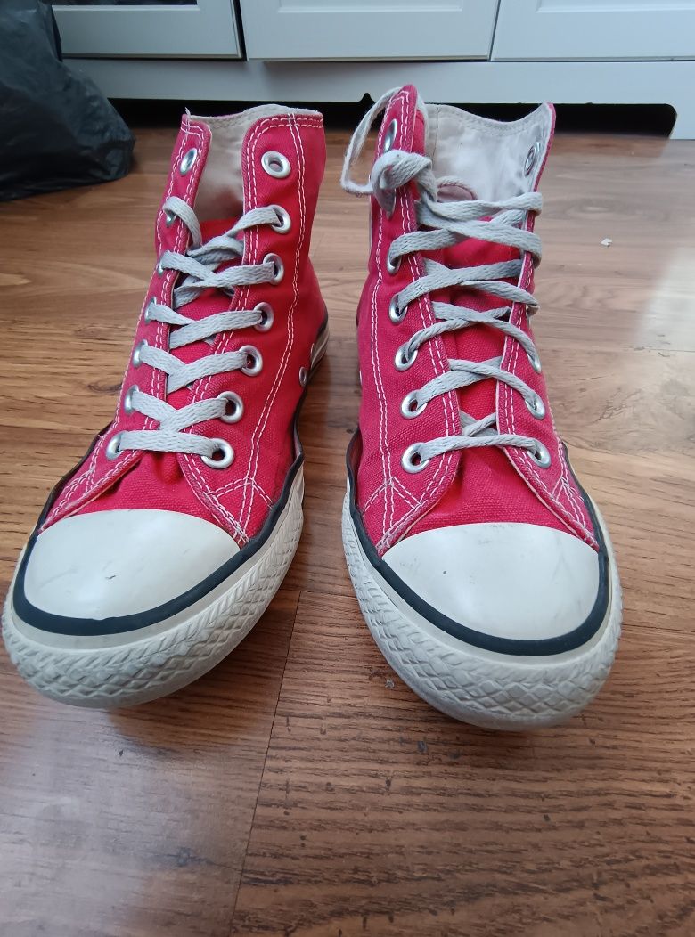 Converse trampki wysokie czerwone 36,5