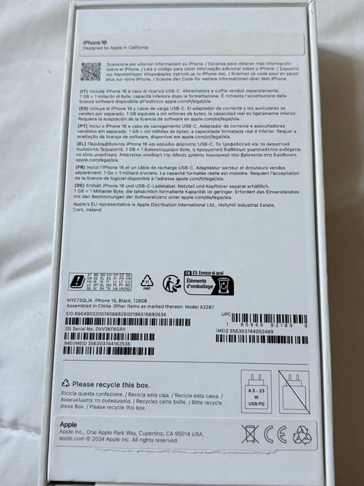 Iphone 16 128Gb VENDA
