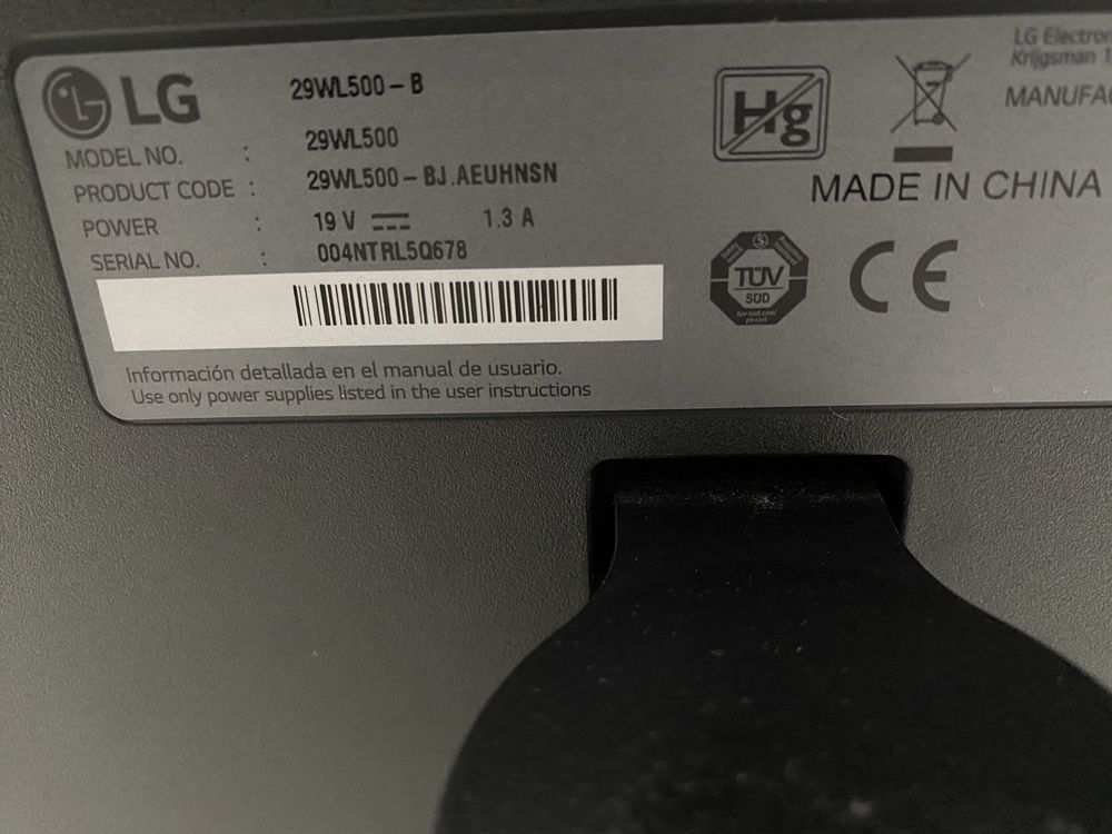 Monitor LG 29WL500-B (29'' - Full HD - LED IPS - FreeSync)