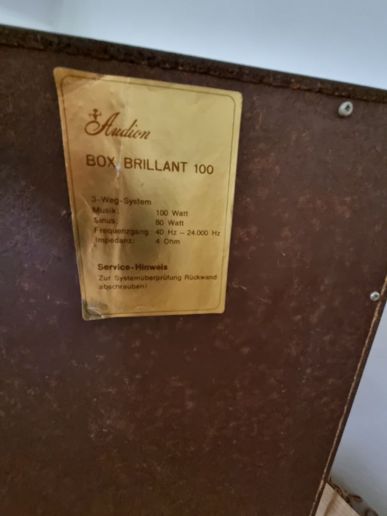 Kolumny Audion Box Brillant 100
