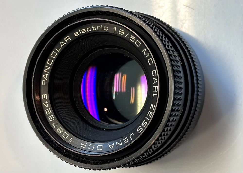 Obiektyw Carl Zeiss Jena DDR Pancolar electric MC 50mm f1.8 Polecam
